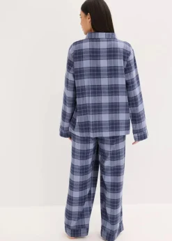 Gewebter Flanell Pyjama