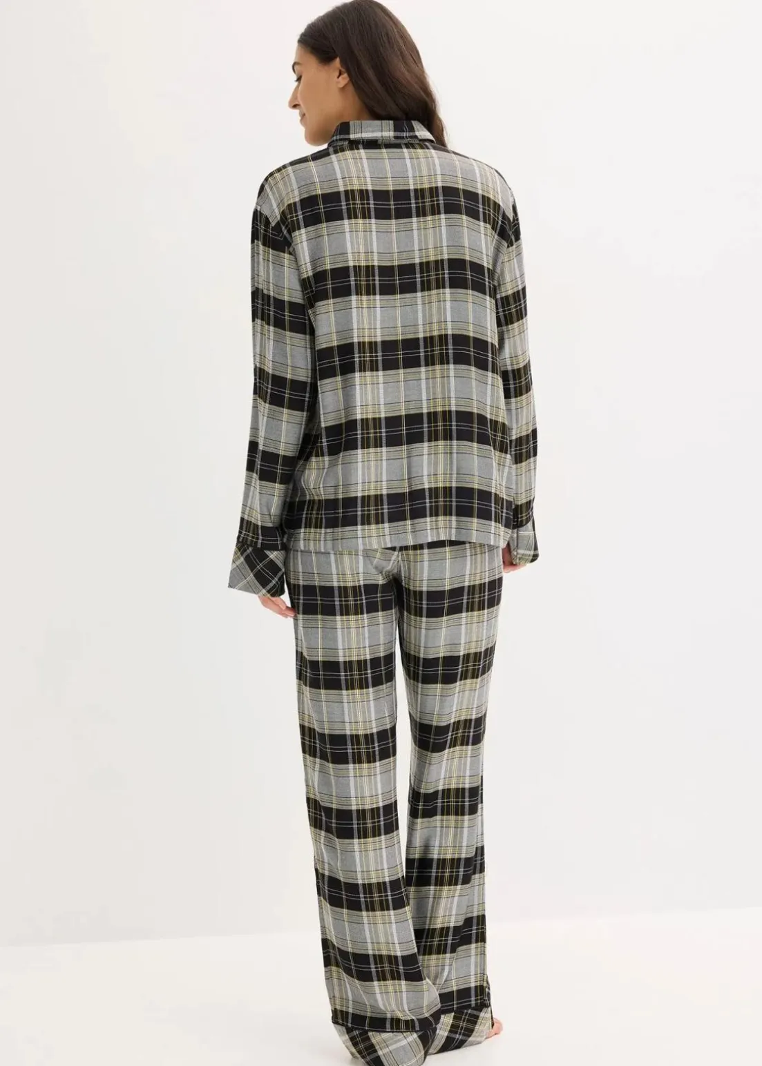 Gewebter Flanell Pyjama