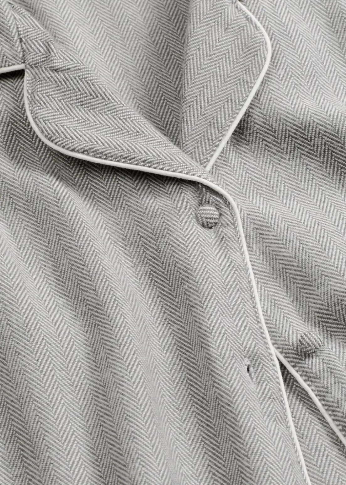 Gewebter Flanell Pyjama mit Fischgrätmuster