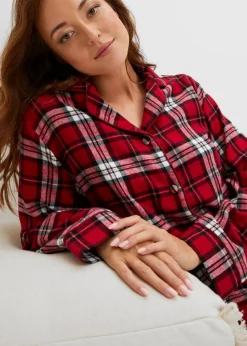 Gewebter Pyjama aus Flanell