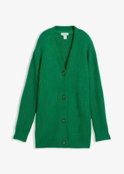 Grobstrickjacke aus weichem Wollmix