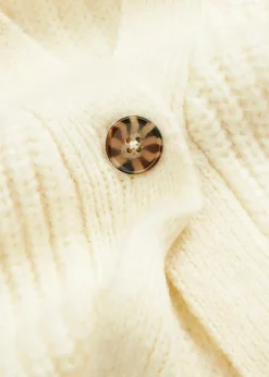 Grobstrickjacke aus weichem Wollmix