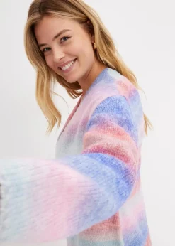 Grobstrickjacke aus weichem Woll-Mix