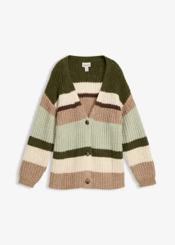 Grobstrickjacke mit Farbverlauf