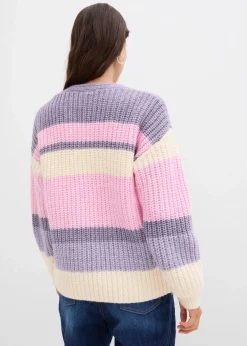 Grobstrickjacke mit Farbverlauf