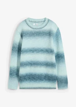 Grobstrick-Pullover aus weichem Woll-Mix