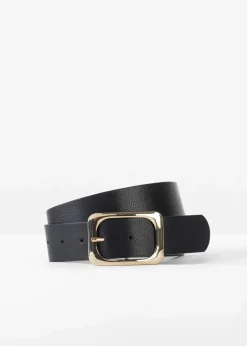 Gürtel mit glänzender Metallschließe