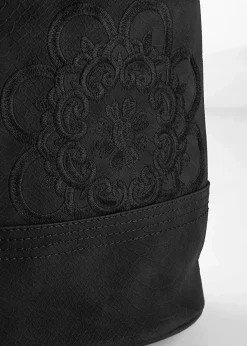 Handtasche mit Stickerei