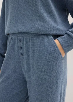 Hausanzug aus softem Waffeljersey