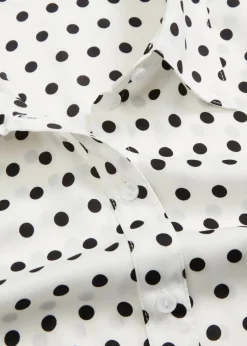 Hemdbluse aus feinem Satin