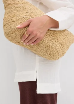 Hemdbluse aus fließendem Viskose-Mix