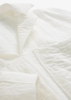 Hemdbluse aus fließendem Viskose-Mix