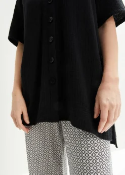 Hemdbluse aus Musselin