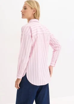 Hemdbluse aus reiner Baumwolle