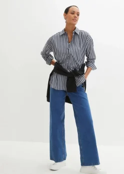 Hemdbluse aus reiner Baumwolle