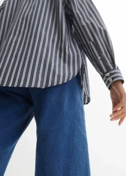 Hemdbluse aus reiner Baumwolle