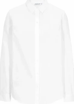 Hemdbluse aus reiner Baumwolle