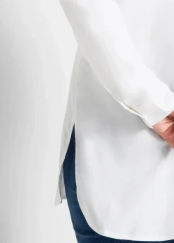 Hemdbluse aus softer Viskose