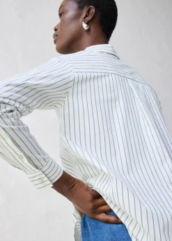 Hemdbluse mit Seidenanteil