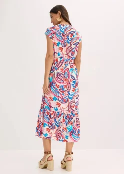 Hemdblusenkleid aus fließender Viscose