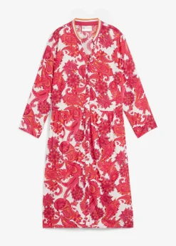 Hemdblusenkleid aus fließender Viskose