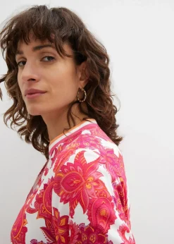 Hemdblusenkleid aus fließender Viskose