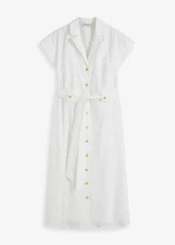 Hemdblusenkleid aus Lochspitze