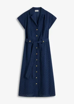 Hemdblusenkleid aus Lochspitze