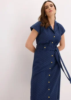 Hemdblusenkleid aus Lochspitze