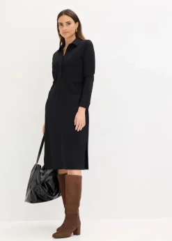 Hemdblusenkleid aus Punto di Roma