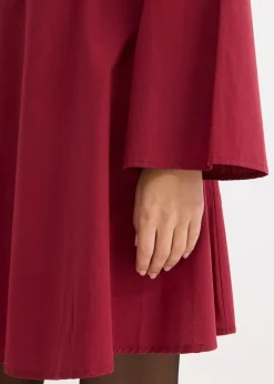 Hemdblusenkleid aus reiner Baumwolle