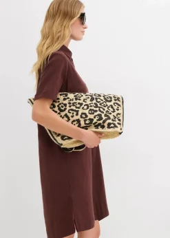 Hemdblusenkleid aus reiner Baumwolle