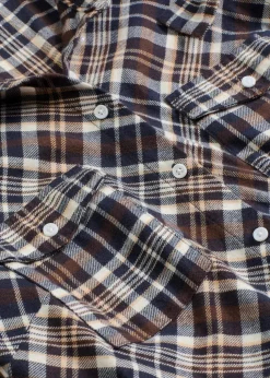 Hemdblusenkleid aus softem Flanell