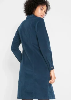 Hemdblusenkleid Cord, Stretch