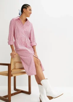 Hemdblusenkleid gestreift