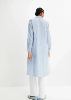 Hemdblusenkleid gestreift