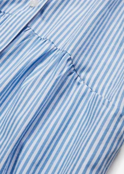 Hemdblusenkleid gestreift
