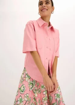 Hemdjacke mit kurzem Ärmel