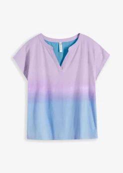 Henleyshirt mit Ombré Dye Effekt