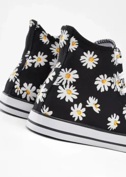 High-Top-Sneaker aus Baumwoll-Canvas