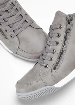 High-Top-Sneaker mit Reißverschluss