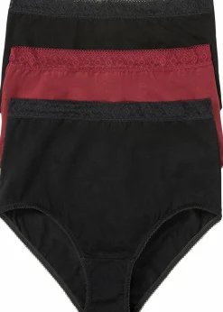 Highwaist Slip mit Baumwolle (3er Pack)