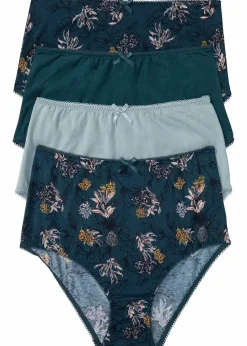 Highwaist Slip mit Bio-Baumwolle (4er Pack)