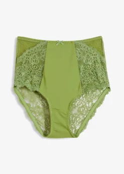 Highwaist Slip mit edler Spitze