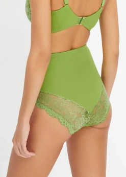 Highwaist Slip mit edler Spitze