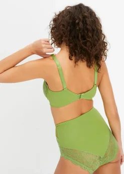 Highwaist Slip mit edler Spitze