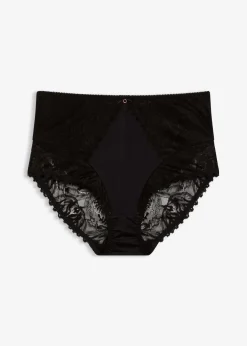 Highwaist Slip mit glänzendem Material