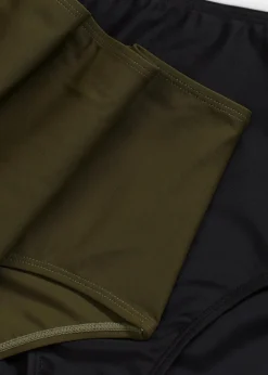 Highwaist-Bikinihose im Doppelpack (2er Pack)