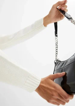 Hochgeschlossener Norweger-Pullover