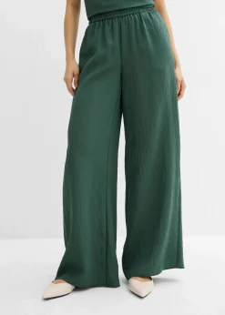 Hose aus aus strukturiertem Crinkle-Viskose-Mix